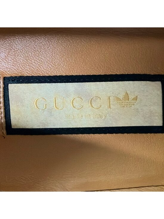 Gucci Loafers 10 3 Stripe Horsebit Ivory Red Multi Leather main image 6